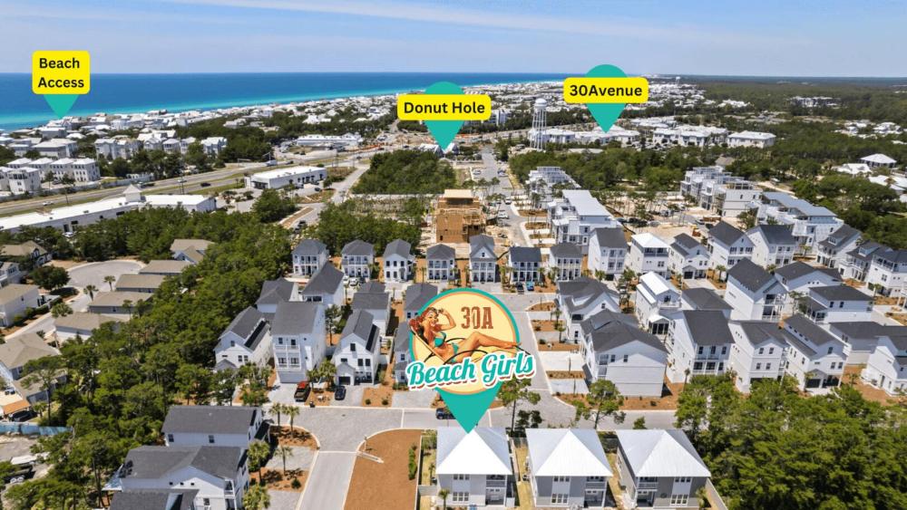 Walk to Inlet Beach Family Retreat w Bikes Patio Pet Friendly